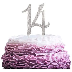 "14" Cake Topper